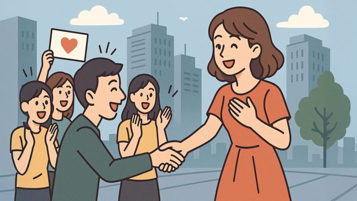 ファンと直接交流できるのが魅力のひとつ