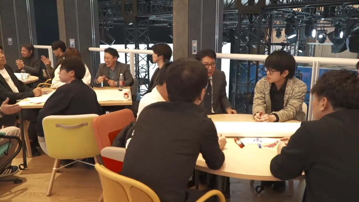 GMOグローバルスタジオで開催した株式会社JCM様の「40周年 全社総会」
