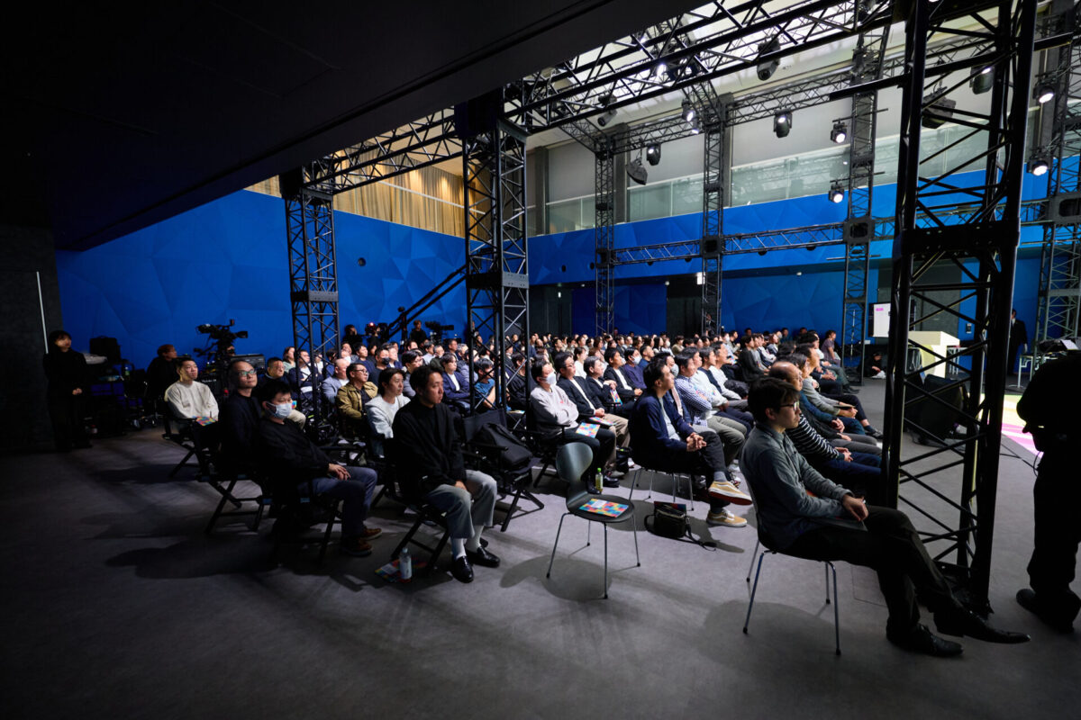 GMOグローバルスタジオで開催した株式会社JCM様の「40周年 全社総会」