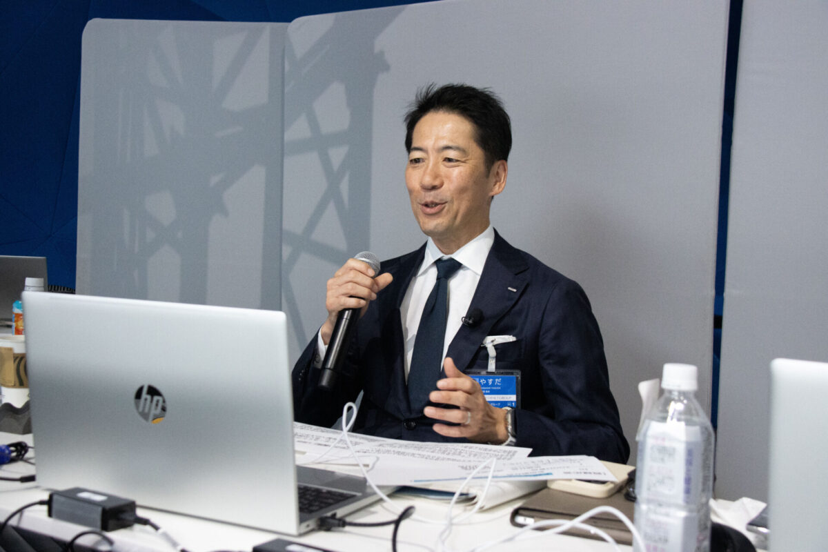 GMOグローバルスタジオで開催したGMOインターネットグループ株式会社の「2025年12月期 第1四半期 決算説明会」