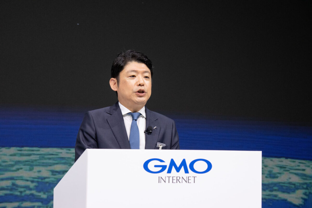 GMOグローバルスタジオで開催したGMOインターネット株式会社の「2025年12月期 第1四半期 決算説明会」