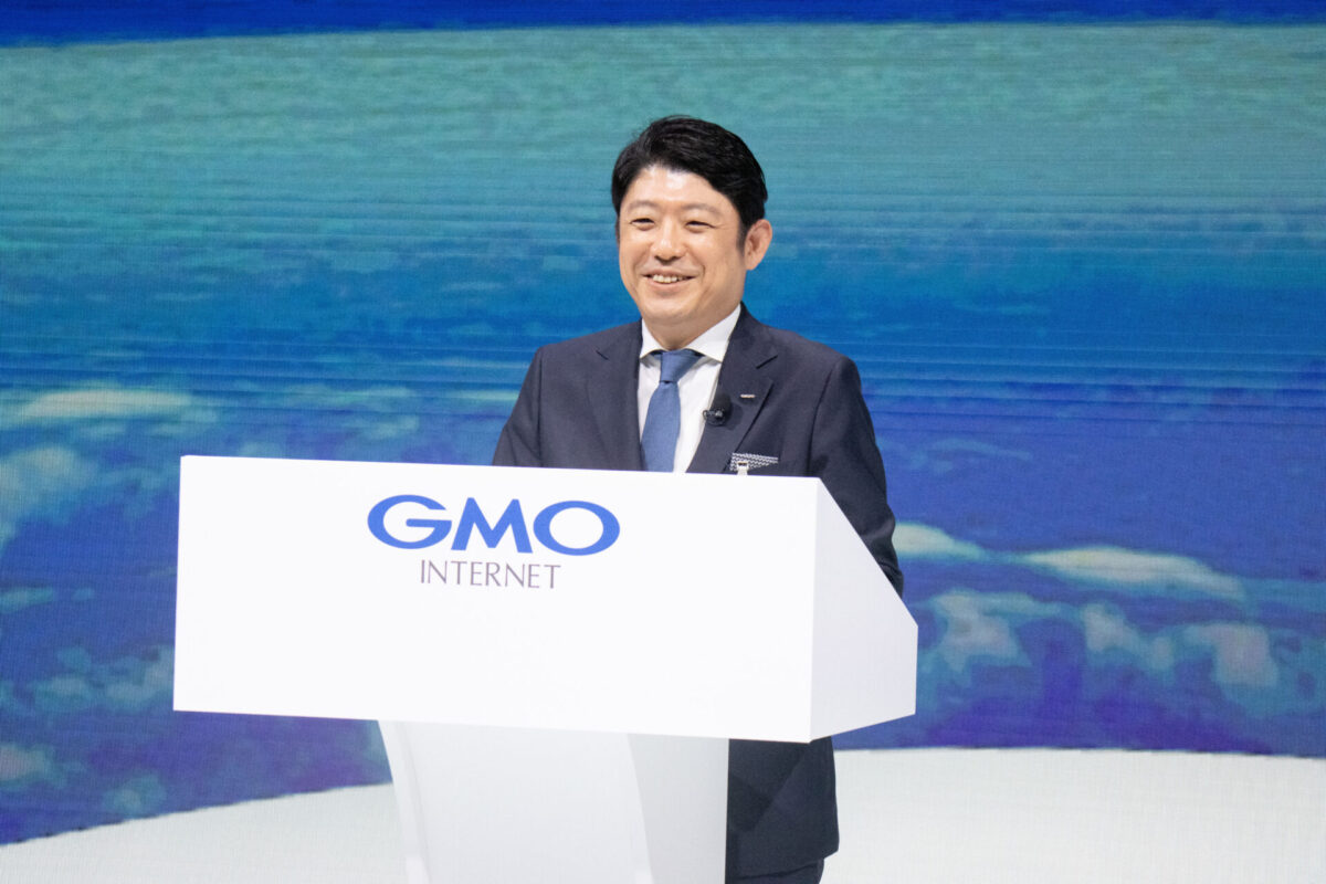 GMOグローバルスタジオで開催したGMOインターネット株式会社の「2025年12月期 第1四半期 決算説明会」