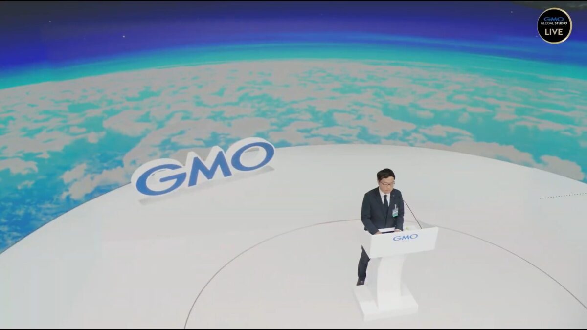 GMOグローバルスタジオで開催した「GMO TECH臨時株主総会」　XRを使ったシーン