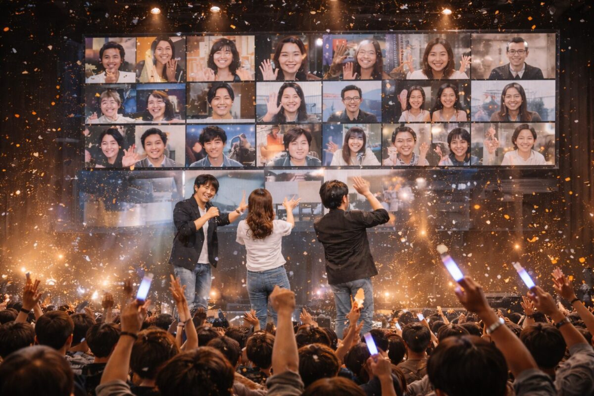 ハイブリッド型ファンミーティング体験設計の3つの原則