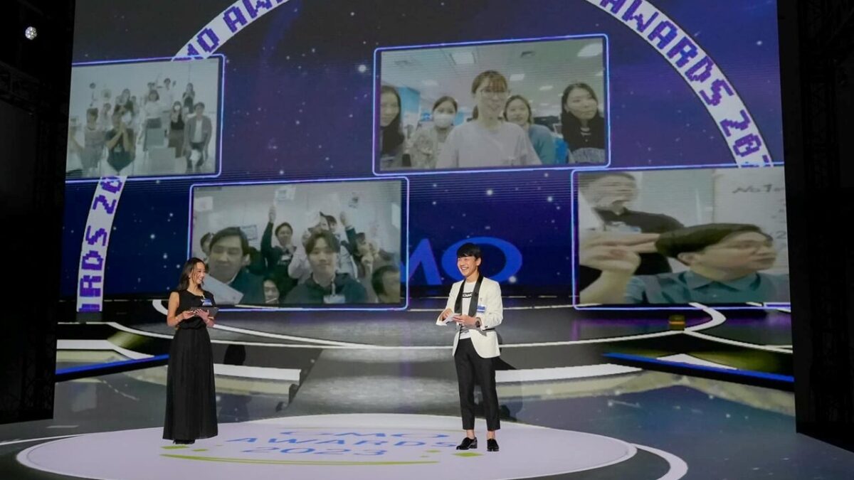 GMOアワード2023 撮影の様子