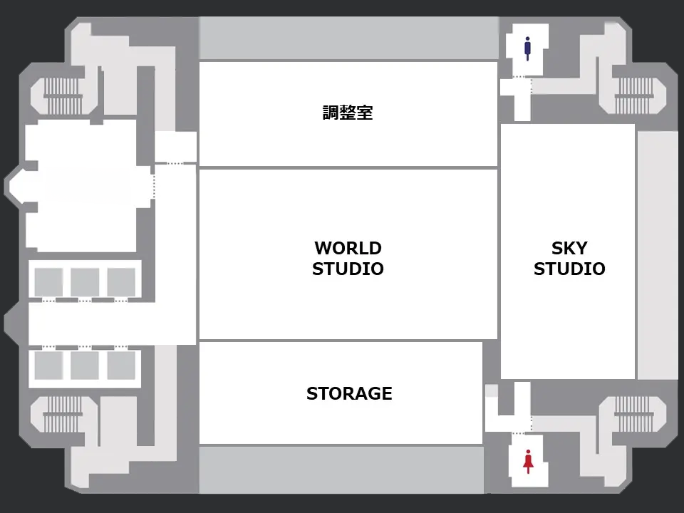 GMOグローバルスタジオ 26F フロアマップ
